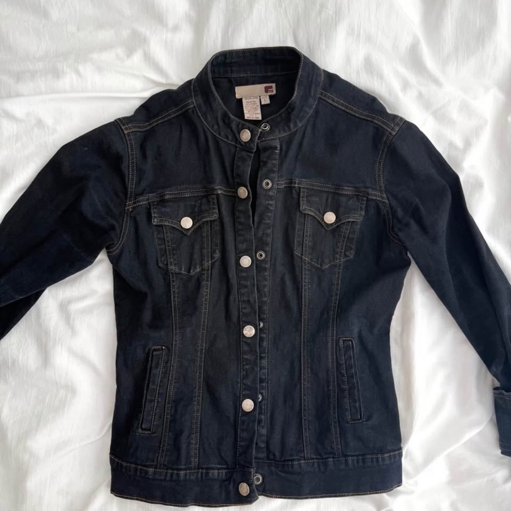 Vintage Black Denim Jacket